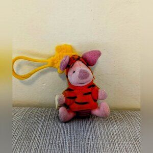 Small Piglet Toy with Clip